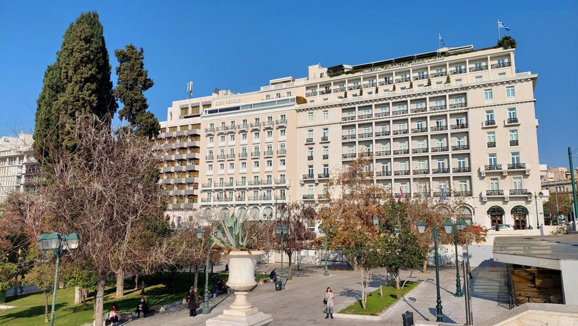 Elegant Apartment In Syntagma Square Atenas Exterior foto