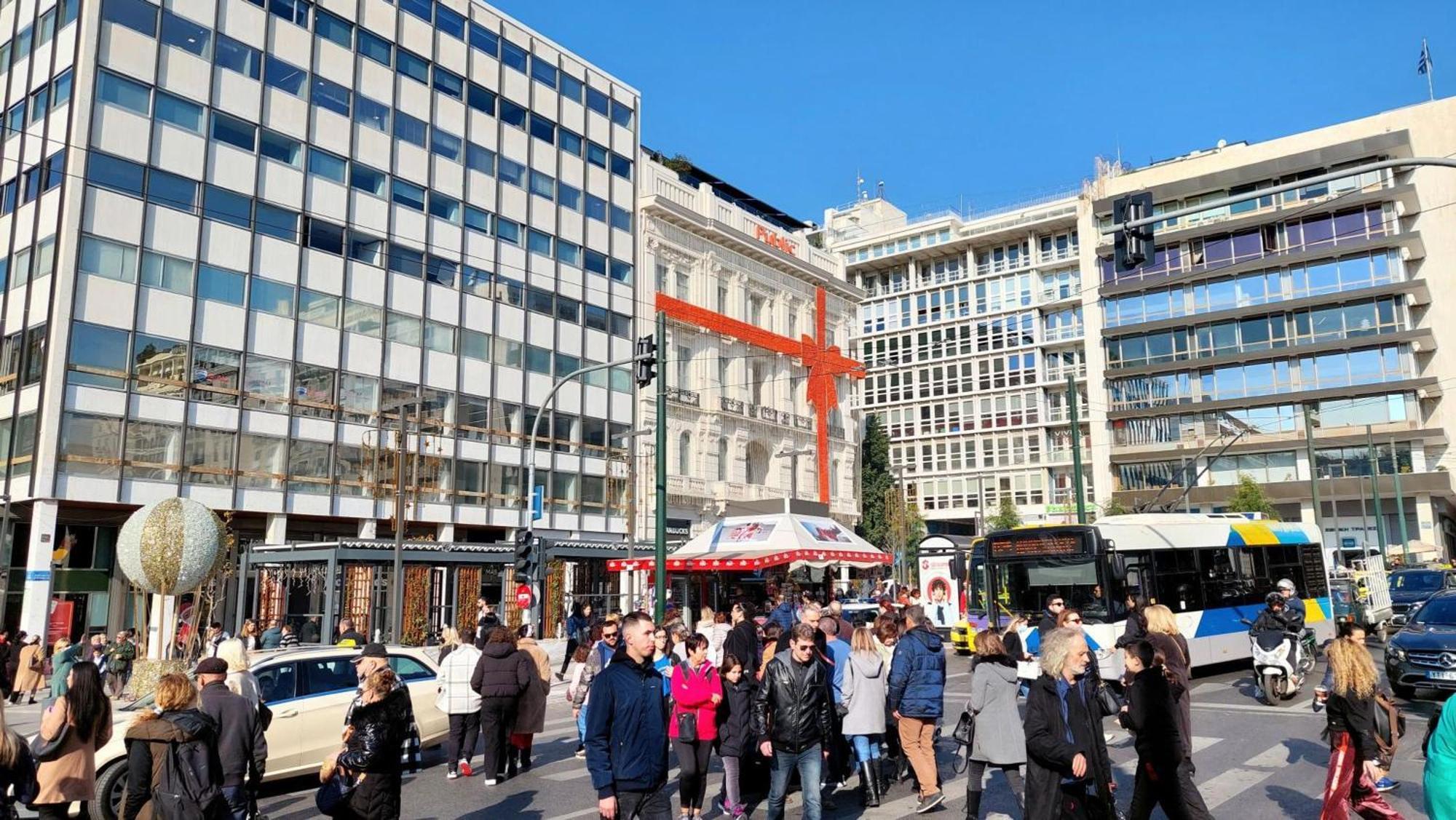 Elegant Apartment In Syntagma Square Atenas Exterior foto
